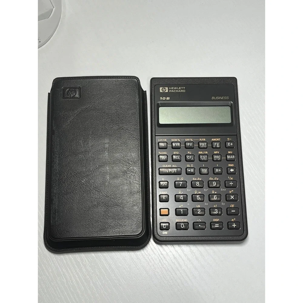 Vintage HP 10B Business Finance Calculator Made in USA with original Slipcase‎